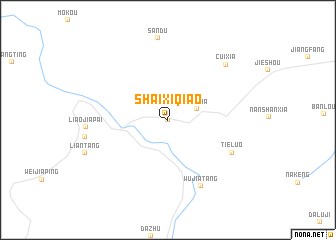 map of Shaixiqiao