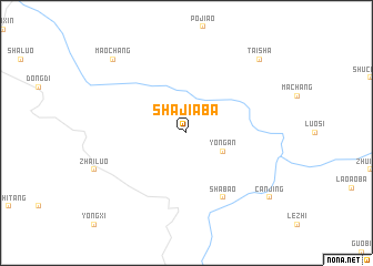 map of Shajiaba