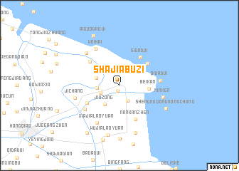 map of Shajiabuzi