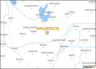 map of Shajiangzui