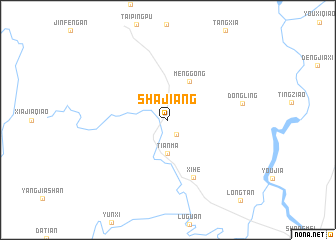 map of Shajiang