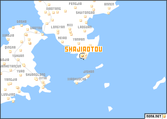 map of Shajiaotou