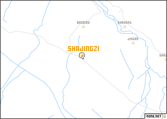 map of Shajingzi