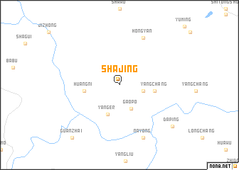 map of Shajing