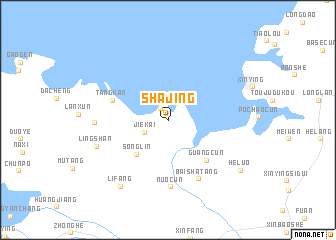 map of Shajing