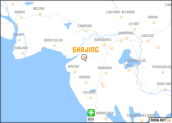 map of Shajing