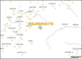 map of (( Shajnovë II (Dytë) ))