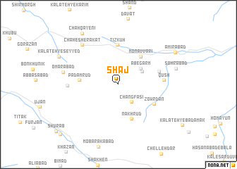 map of Shāj