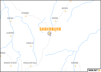 map of Shakabuma