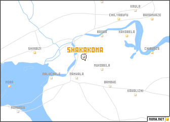 map of Shakakoma