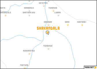 map of Shakandala