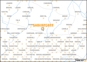 map of Shakargarr