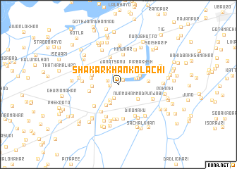 map of Shākar Khān Kolāchi