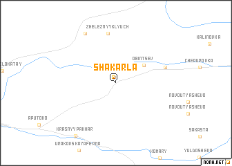 map of Shakarla