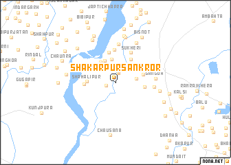 map of Shakarpur Sānkror