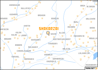 map of Shakarzai