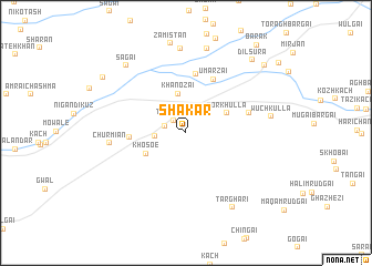 map of Shakar