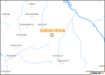 map of Shakayanda