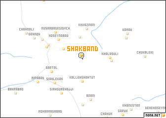 map of Shak Band