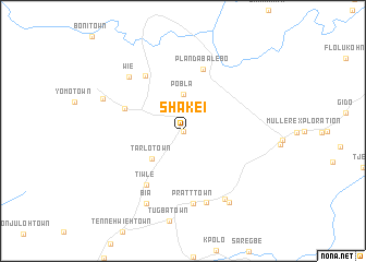 map of Shakei