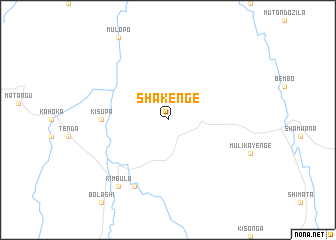 map of Shakenge