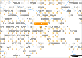 map of Sha-k\