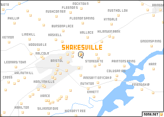 map of Shakesville