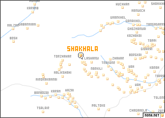 map of Shakhala