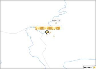 map of Shakhanovka