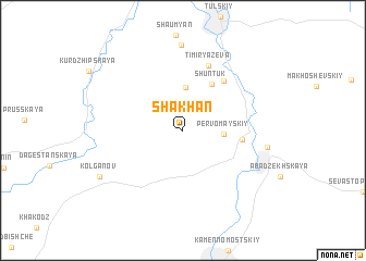 map of Shakhan