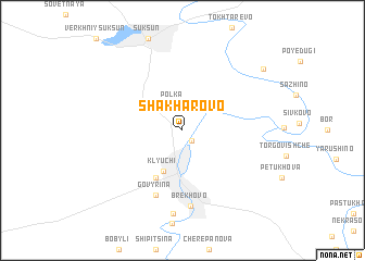 map of Shakharovo