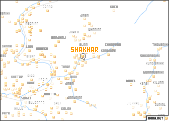 map of Shakhār