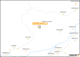 map of Shākh Kili