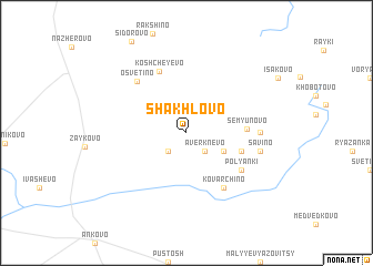 map of Shakhlovo