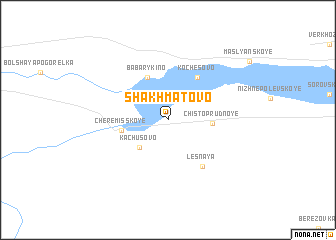 map of Shakhmatovo