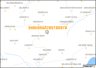 map of Shakh-Murza Staraya