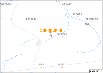 map of Shakhovka