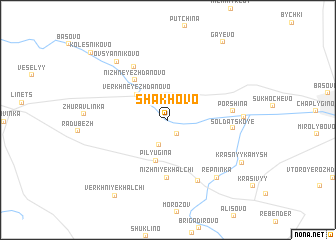 map of Shakhovo