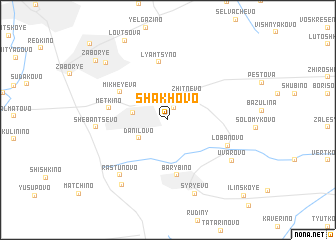 map of Shakhovo