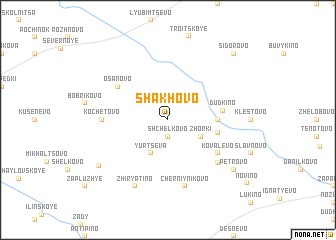 map of Shakhovo