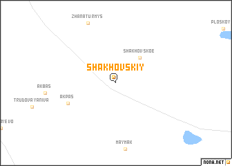 map of Shakhovskiy