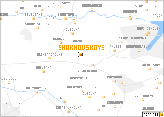 map of Shakhovskoye