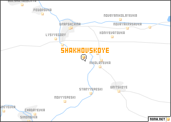 map of Shakhovskoye