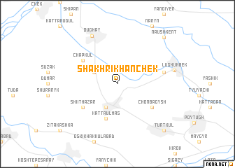 map of Shakhrikhanchek