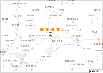 map of Shakhrinav