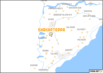 map of Shakhrteppa