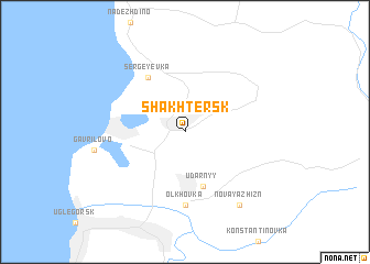 map of Shakhtersk