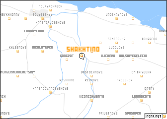 map of Shakhtino