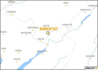 map of Shakhtut