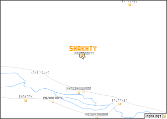 map of Shakhty